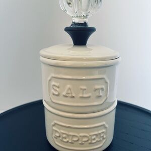 Mudpie Salt and Pepper Door Knob Cellar Set